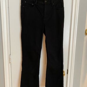 J Crew 9 inch Billie Demi Boot Crop Black Jeans size 29